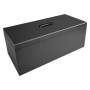 Skrzynia metalowa narzędziowa czarna 580x270x230 mm - 6